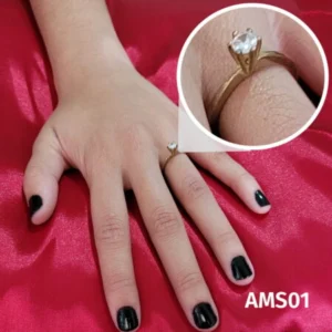 Anel Solitário de Moeda Antiga – AMS01