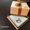 Par de Aliança de Moeda Antiga  Abaulada 7MM com Revestimento em Prata e 1 Zircônia  - PALM7A1Z - Imagem 2