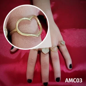 Anel de Moeda Antiga Coração – AMC03