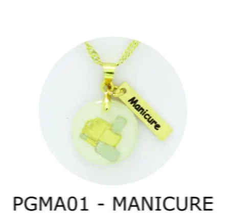Pingente de Profissão Manicure com Resina – PGMA01