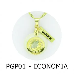 Pingente de Profissão – Economia com Resina - PGP01