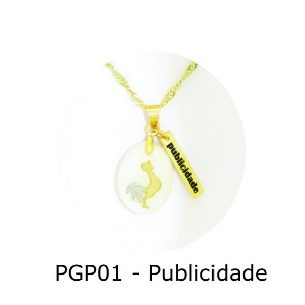 Pingente de Profissão – Publicidade com Resina - PGP01