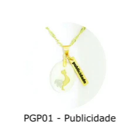 Pingente de Profissão – Publicidade com Resina - PGP01