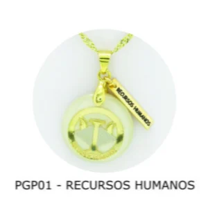 Pingente de Profissão – Recursos Humanos com Resina - PGP01
