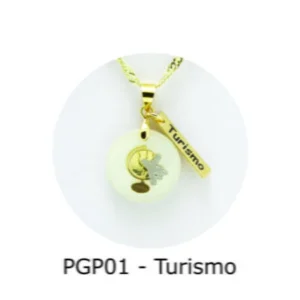 Pingente de Profissão – Turismo com Resina - PGP01