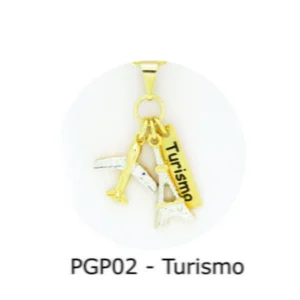 Pingente de Profissão – Turismo sem Resina - PGP02