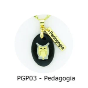 Pingente de Profissão – Pedagogia com Resina - PGP03