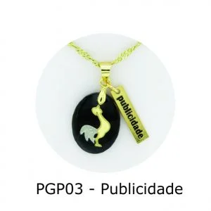 Pingente de Profissão – Publicidade com Resina - PGP03