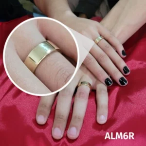 Aliança de Moeda Antiga Reta 6MM com Revestimento em Prata - ALM6R