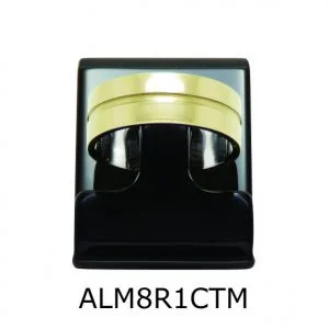 Aliança de Moeda Antiga Reta 8MM com Revestimento em Prata com 1 Canaleta Torno no Meio - ALM8R1CTM