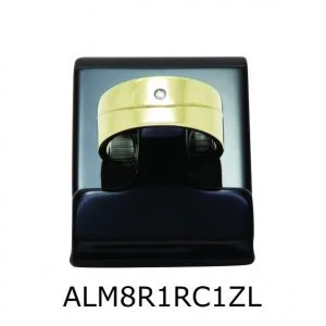 Aliança de Moeda Antiga Reta 8MM com Revestimento em Prata com 1 Risco Curvo e 1 Zircônia ao Lado - ALM8R1RC1ZL