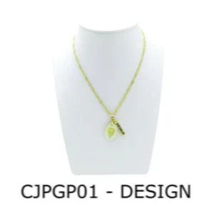 Conjunto Cordão e Pingente de Profissão Design com Resina - CJPGP01