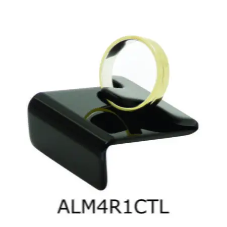 Aliança de Moeda Antiga Reta 4MM com Revestimento em Prata com 1 Canaleta no Torno Lateral – ALM4R1CTL