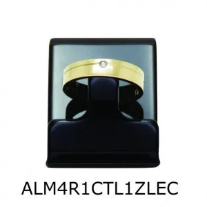 Aliança de Moeda Antiga Reta 4MM com Revestimento em Prata com 1 Canaleta no Torno Lateral e 1 Zircônia em Cima- ALM4R1CTL1ZEC