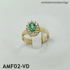 Anel de Moeda Antiga Tipo Formatura – AMF02- VD
