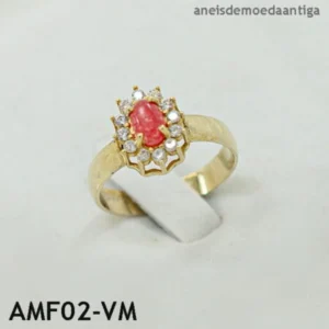 Anel de Moeda Antiga Tipo Formatura – AMF02- VM