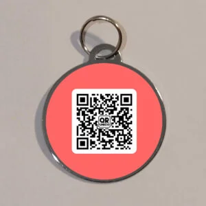 TAG com QR Code - Forma de Redondo Grande - TAG14