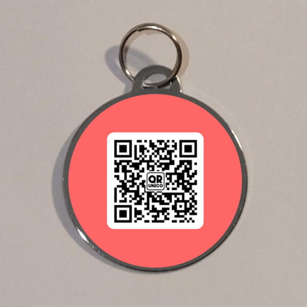 TAG com QR Code - Forma de Redondo Grande - TAG14
