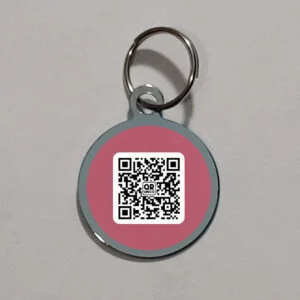 TAG com QR Code - Forma de Redondo Pequeno - TAG13