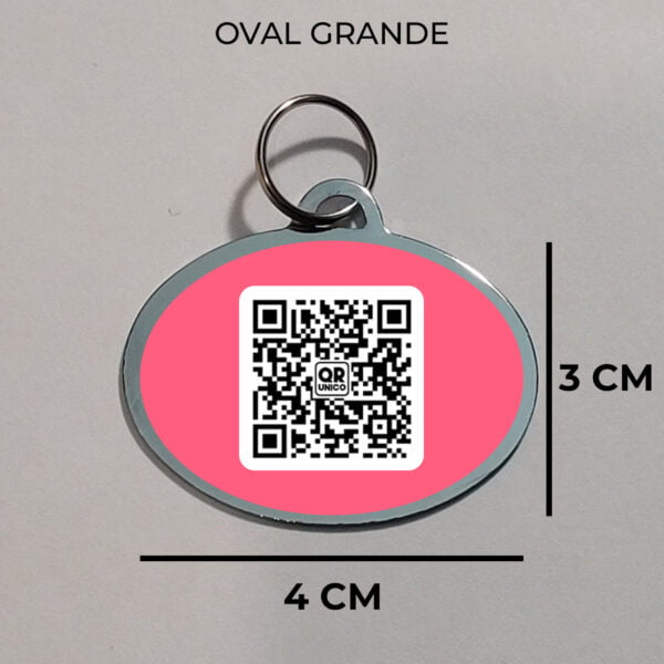 TAG com QR Code - Forma Oval Grande - TAG09+Plano Premium - Image 2
